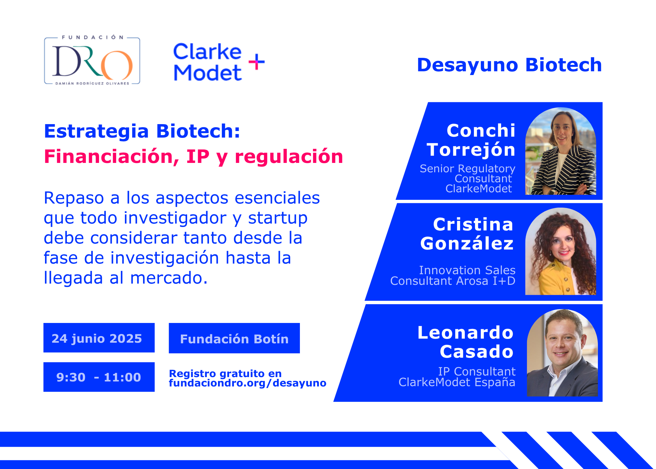 Invitación Desayuno Biotech