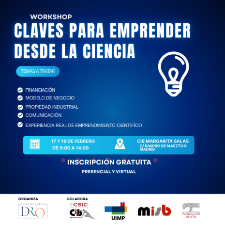 Blue And White Futuristic Biotechnology And AI Webinar Flyer (Post para LinkedIn) (1)